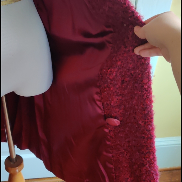 True vintage boucle coat mod style - Picture 6 of 9